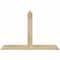 Ekena Millwork Portland Rough Sawn Timber Gable Bracket, Douglas Fir, 48"W x 32"H x 2"D x 4"F, 16/12 Pitch GBW048X32X0204POR00RDF - alternate 1